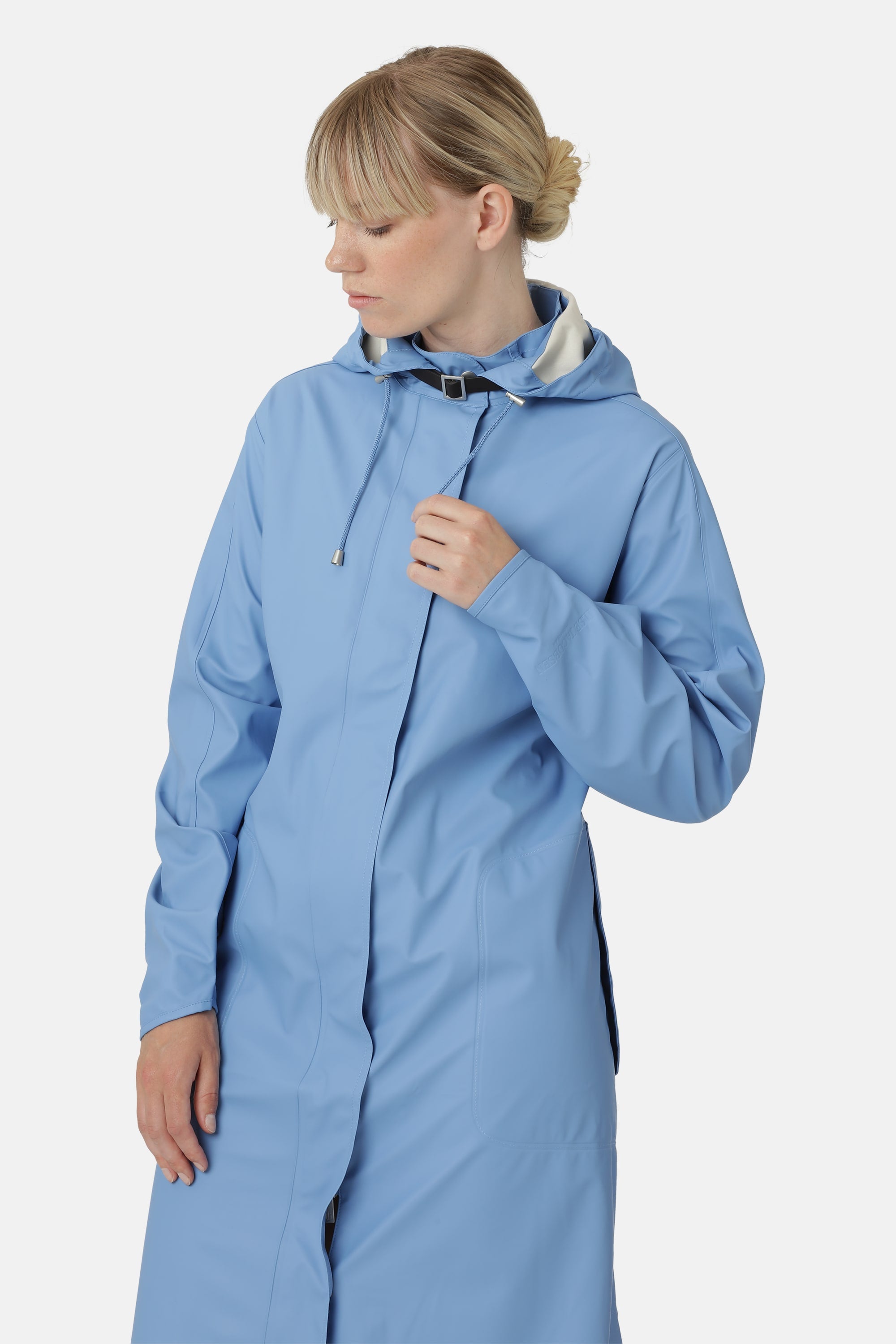 Long Light Raincoat - Light Regatta